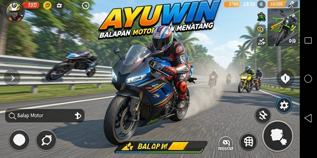 Tampilan antarmuka utama dari AYUWIN yang menawan dan fungsional.