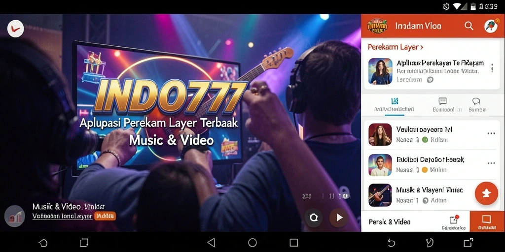 Antarmuka pengguna INDO777 yang intuitif untuk Perekam Layar.