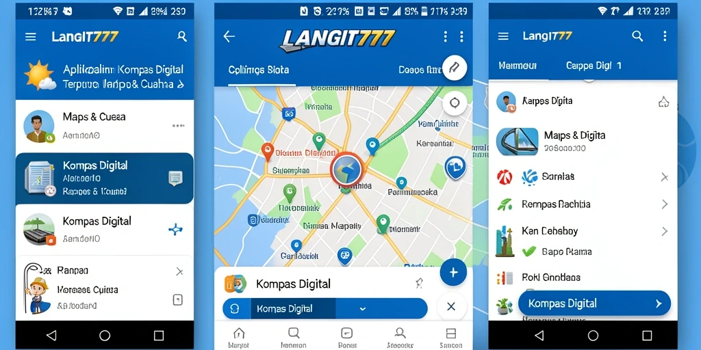 Tampilan antarmuka LANGIT777 yang intuitif dan mudah dipahami.