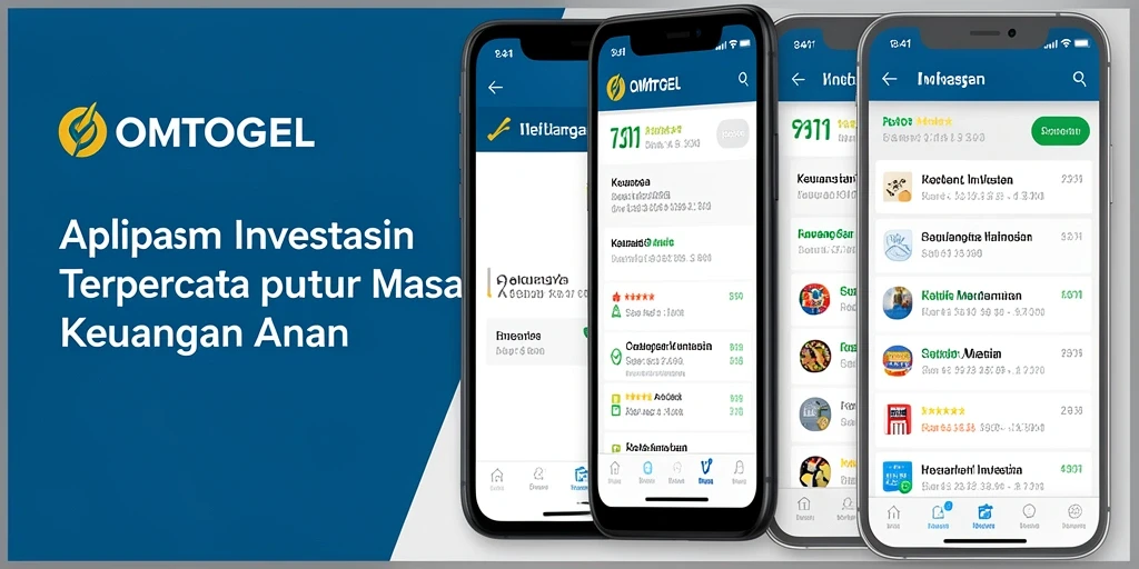 Tampilan antarmuka aplikasi OMTOGEL untuk kemudahan investasi.
