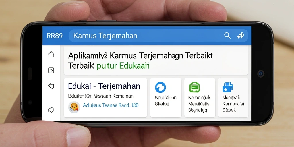 Tampilan antarmuka pengguna RR89 yang intuitif dan fungsional.