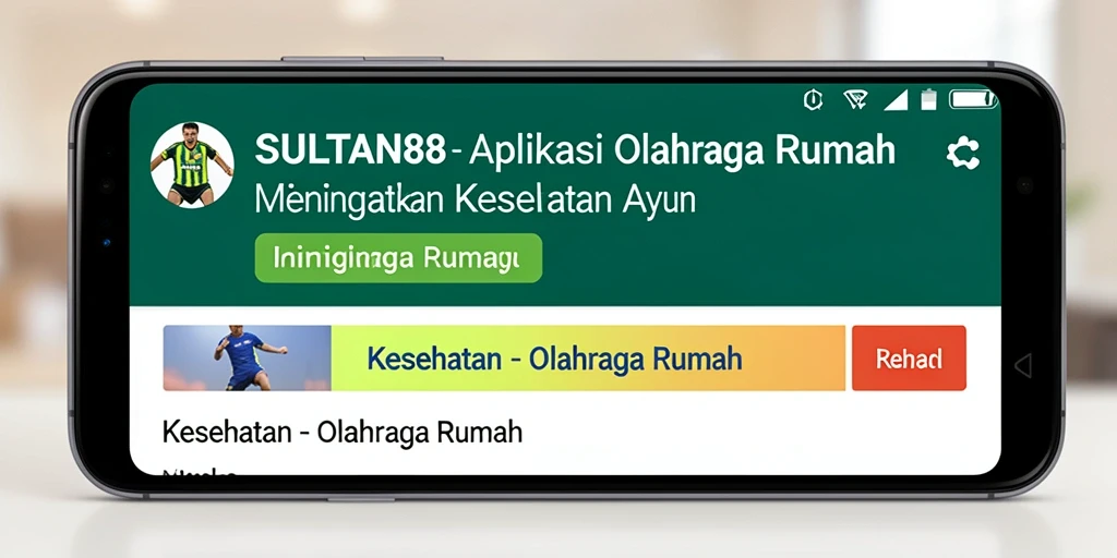 Tampilan antarmuka SULTAN88 yang memudahkan navigasi dan berolahraga.