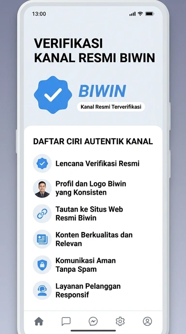 Kanal Resmi biwin untuk Pengguna Android Indonesia
